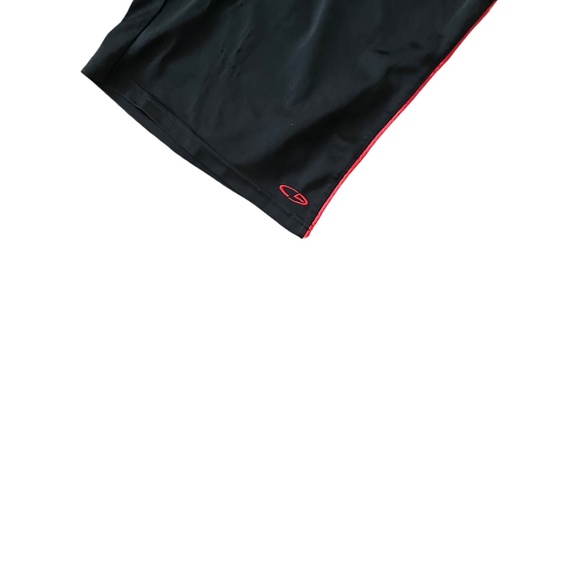 Vintage Y2K Champion C9 Dazzle Shimmer Silky Black Basketball Gym Shorts Size XL - Picture 4 of 4